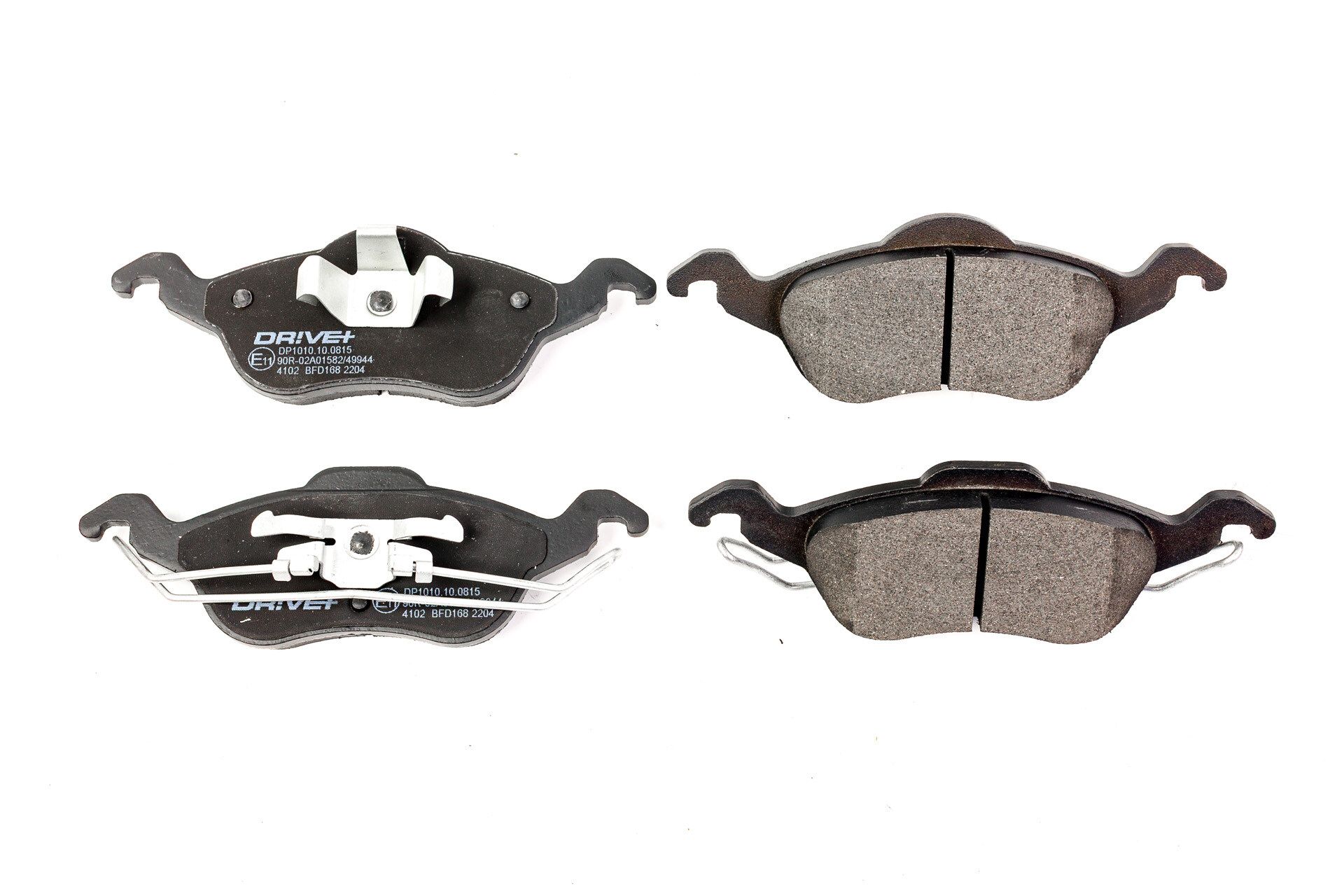 Bremsbelagsatz, Scheibenbremse