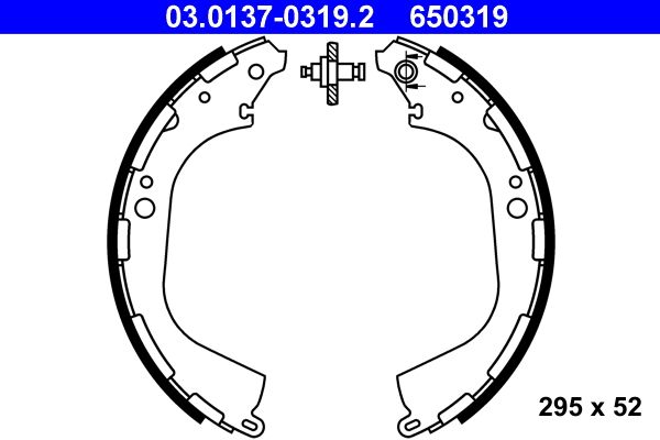 Brake Shoe Set 03.0137-0319.2