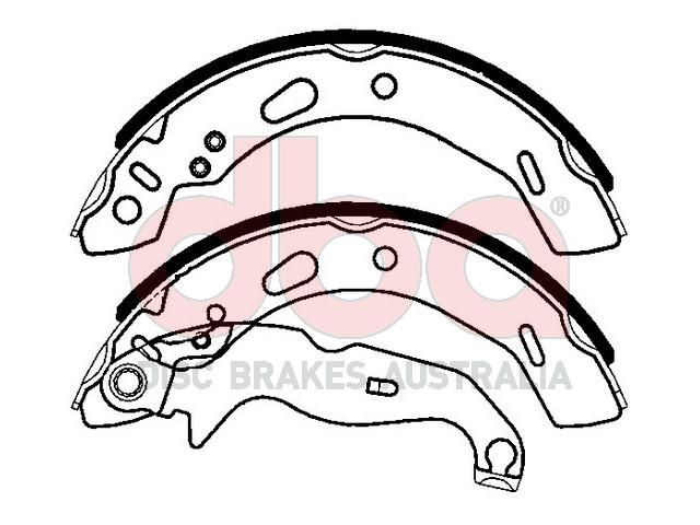 Street Series Brake Shoes [Ford Fiesta 200mm] - TecDoc Only