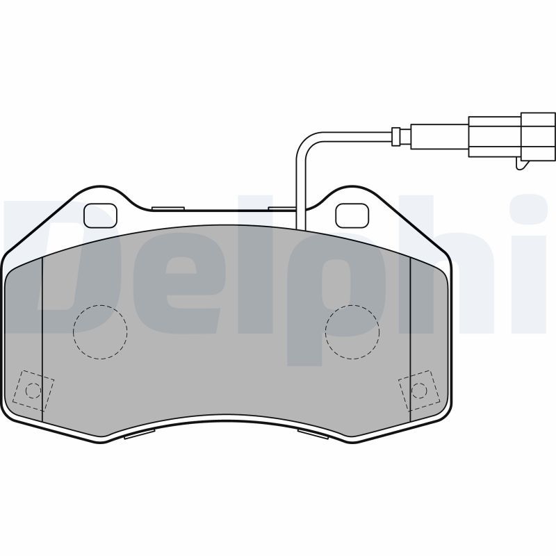 Brake Pad Set, disc brake LP2280