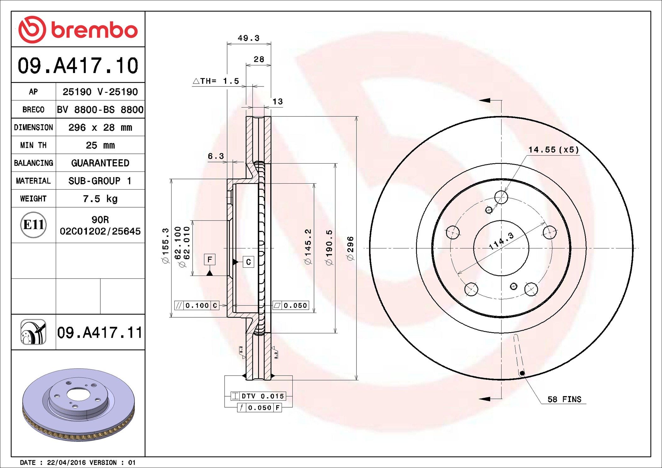 TOYOTA RAV4 ACA31R 05-16 (FRT) - TecDoc 1