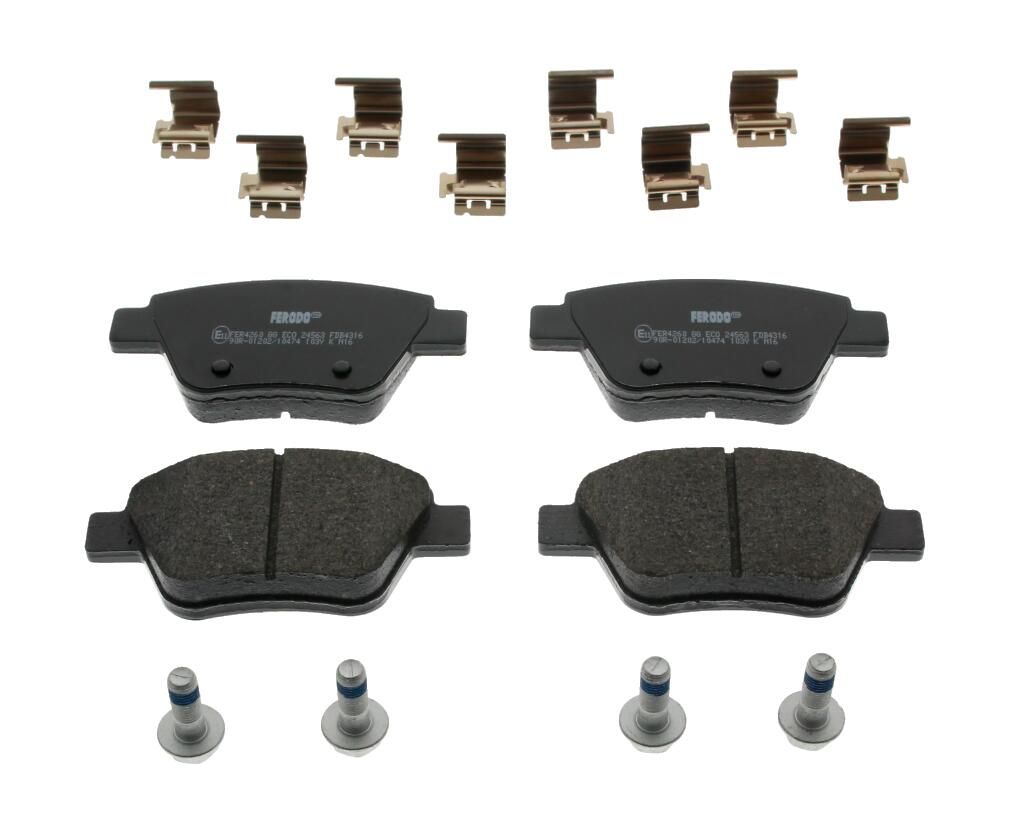 FERODO FDB4316 - Bremsbelagsatz, Scheibenbremse PREMIER ECO FRICTION