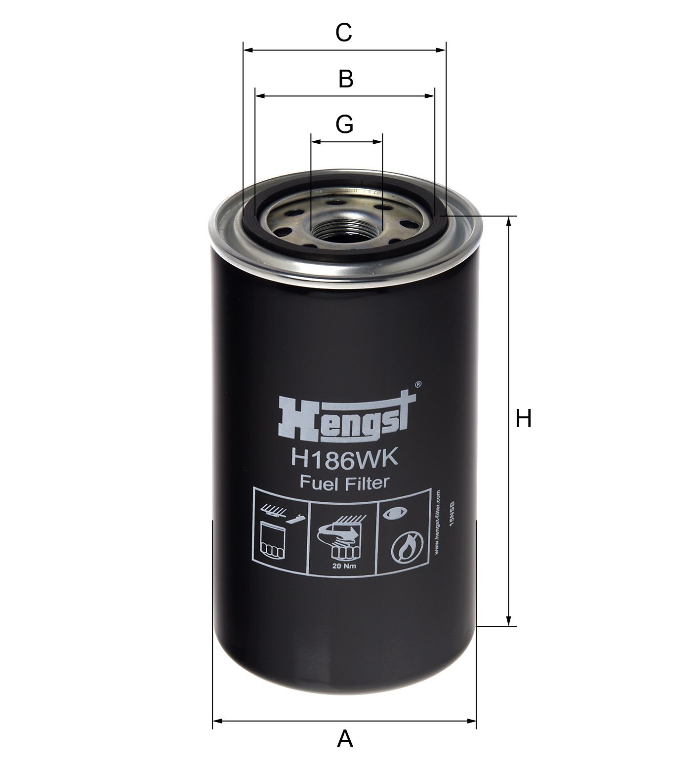 Filtro combustible
