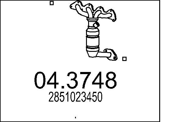 04.3748 MTS katalizátor