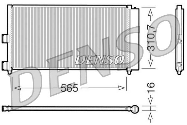 Condenser, air conditioning DCN09070