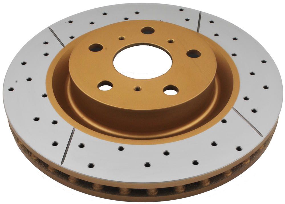 Street Gold Cross-drill/slotted KP [ Commodore VE/VF V8 06-> F ] - TecDoc 1