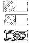 FAI PR253-000 Kolbenringsatz