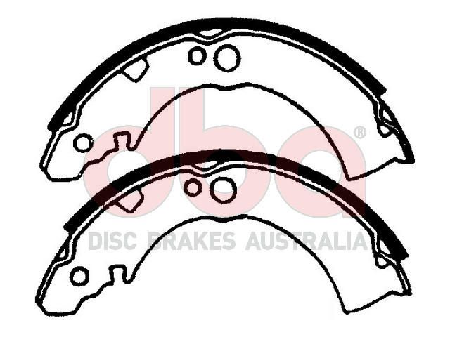 Street Series Brake Shoes [Holden Astra/ Nissan Pulsar 180mm] - TecDoc Only
