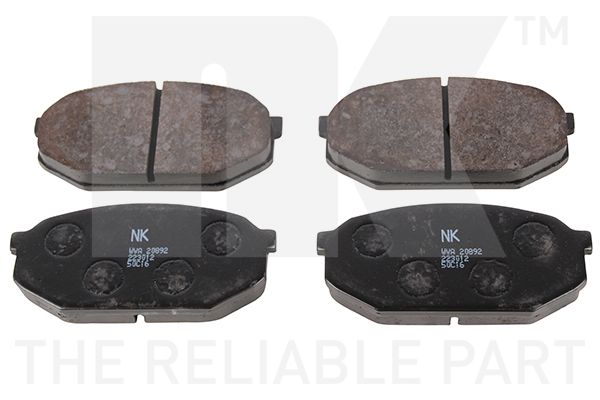 Bremsbelagsatz, Scheibenbremse