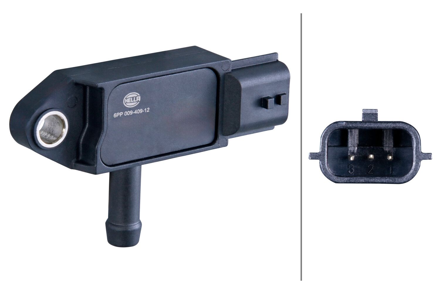 HELLA 6PP 009 409-121 - Sensor, Abgasdruck