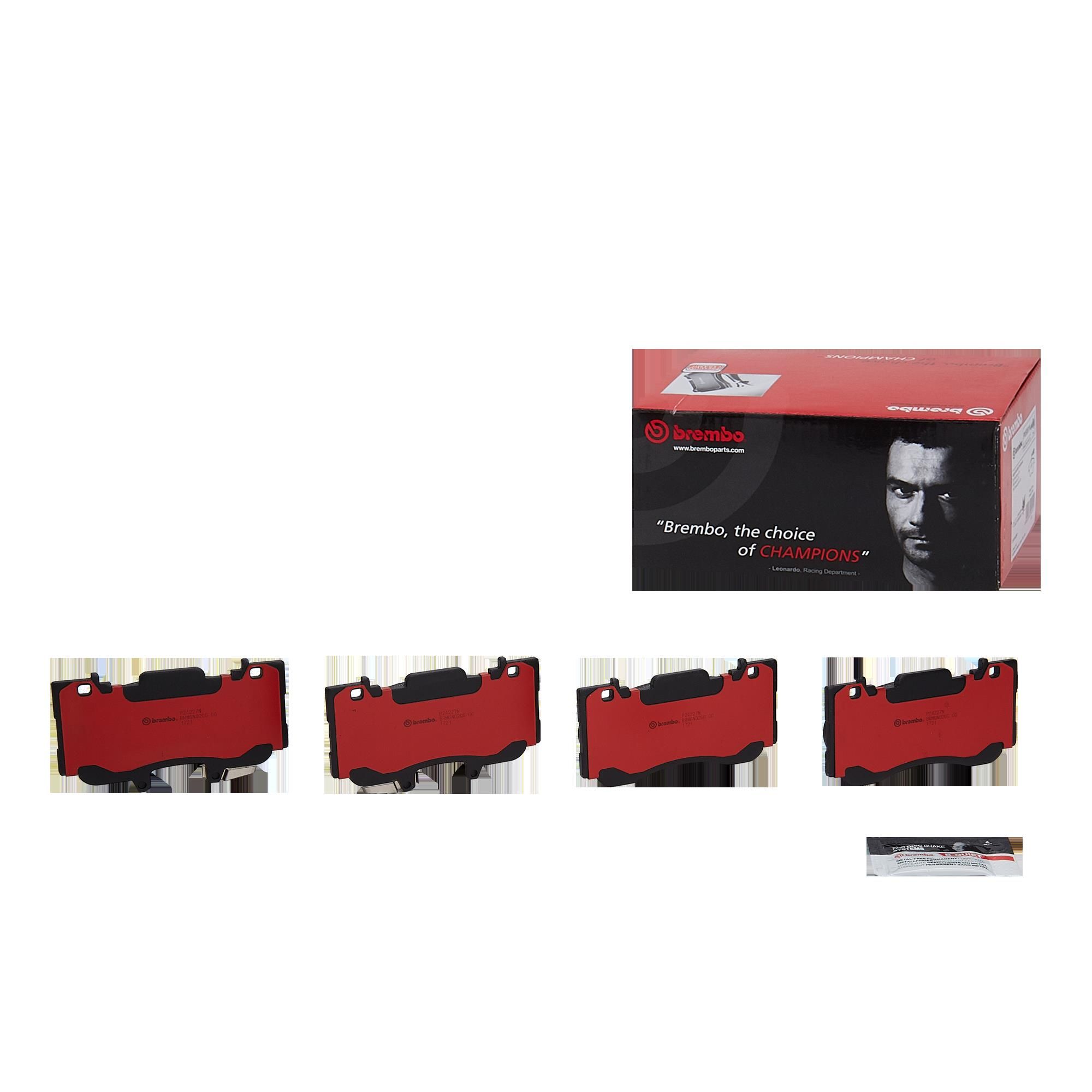 BREMBO DISC PAD -  FORD MUSTANG 2.3 GTDi FM 14-17 (FRT) - TecDoc 1