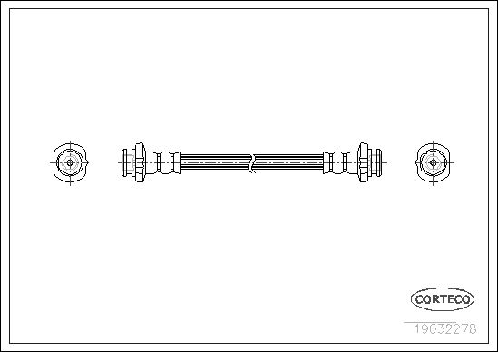 FLEXIBLE DE FREIN NISSAN PRIMERA  0705