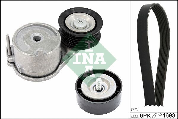 Schaeffler INA 529 0562 10 V-Ribbed Belt Set
