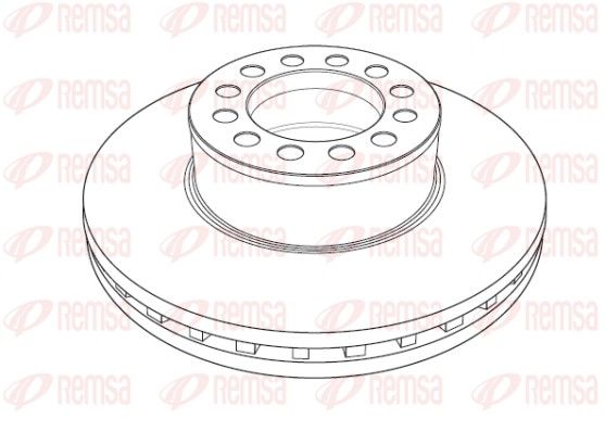 NCA1188.20 REMSA Heavy Duty Brake Disc féktárcsa