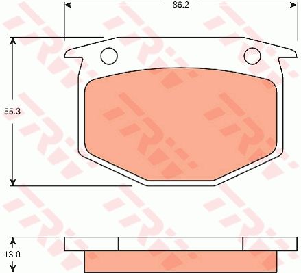 TRW DISC BRAKE PADS - TecDoc Only