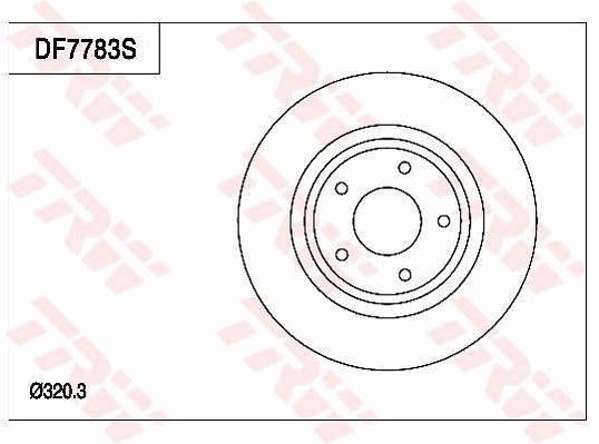 TRW BRAKE DISC - TecDoc Only