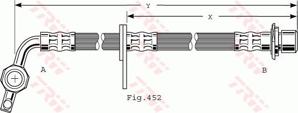 FLEXIBLE DE FREIN  9900