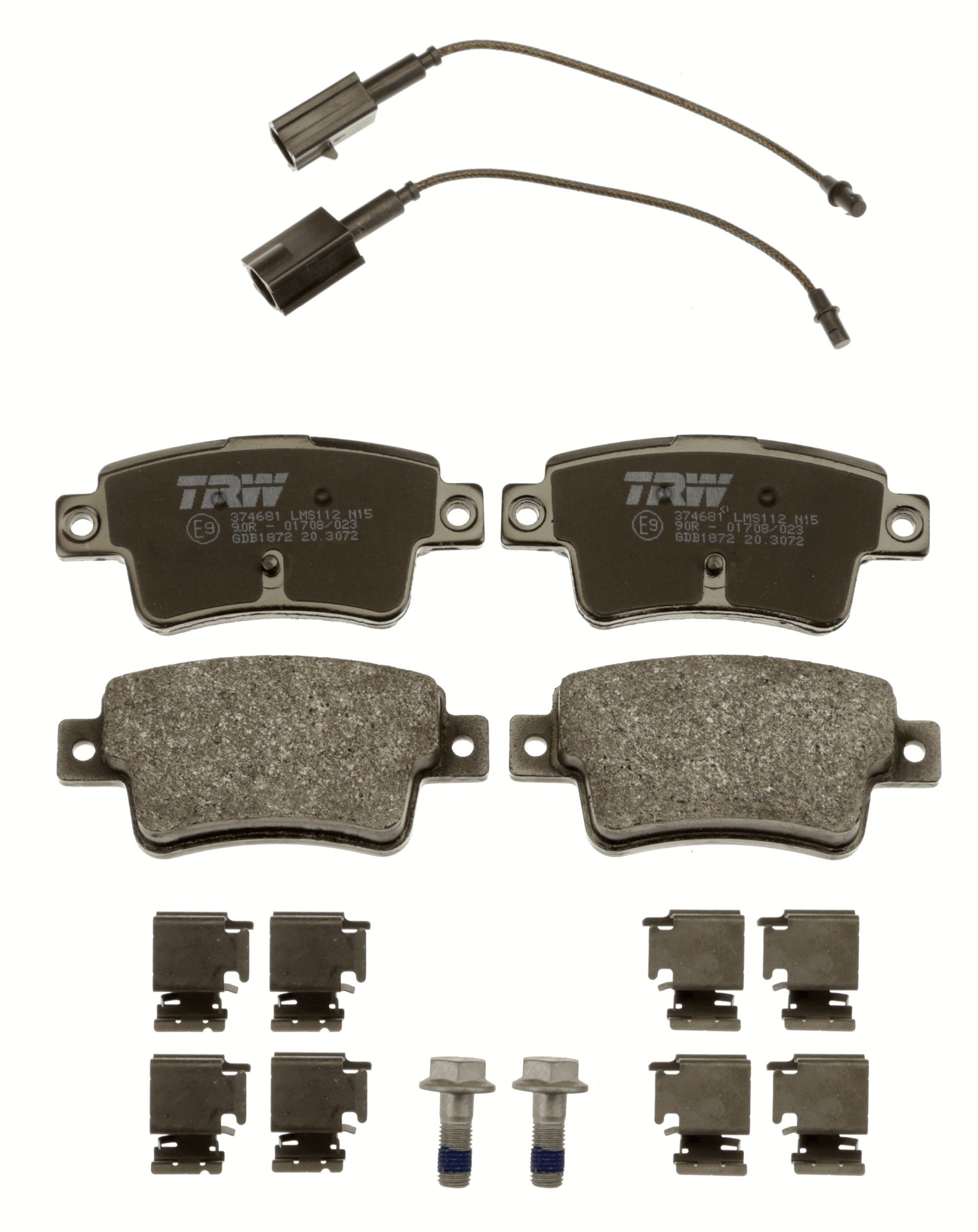 TRW DISC BRAKE PADS - TecDoc 2