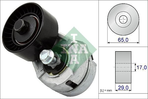 Belt Tensioner, V-ribbed belt 534 0109 20