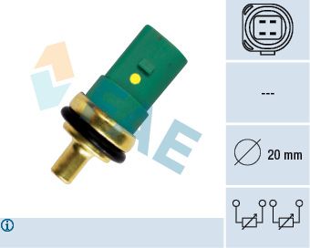 Sensor, coolant temperature 33783