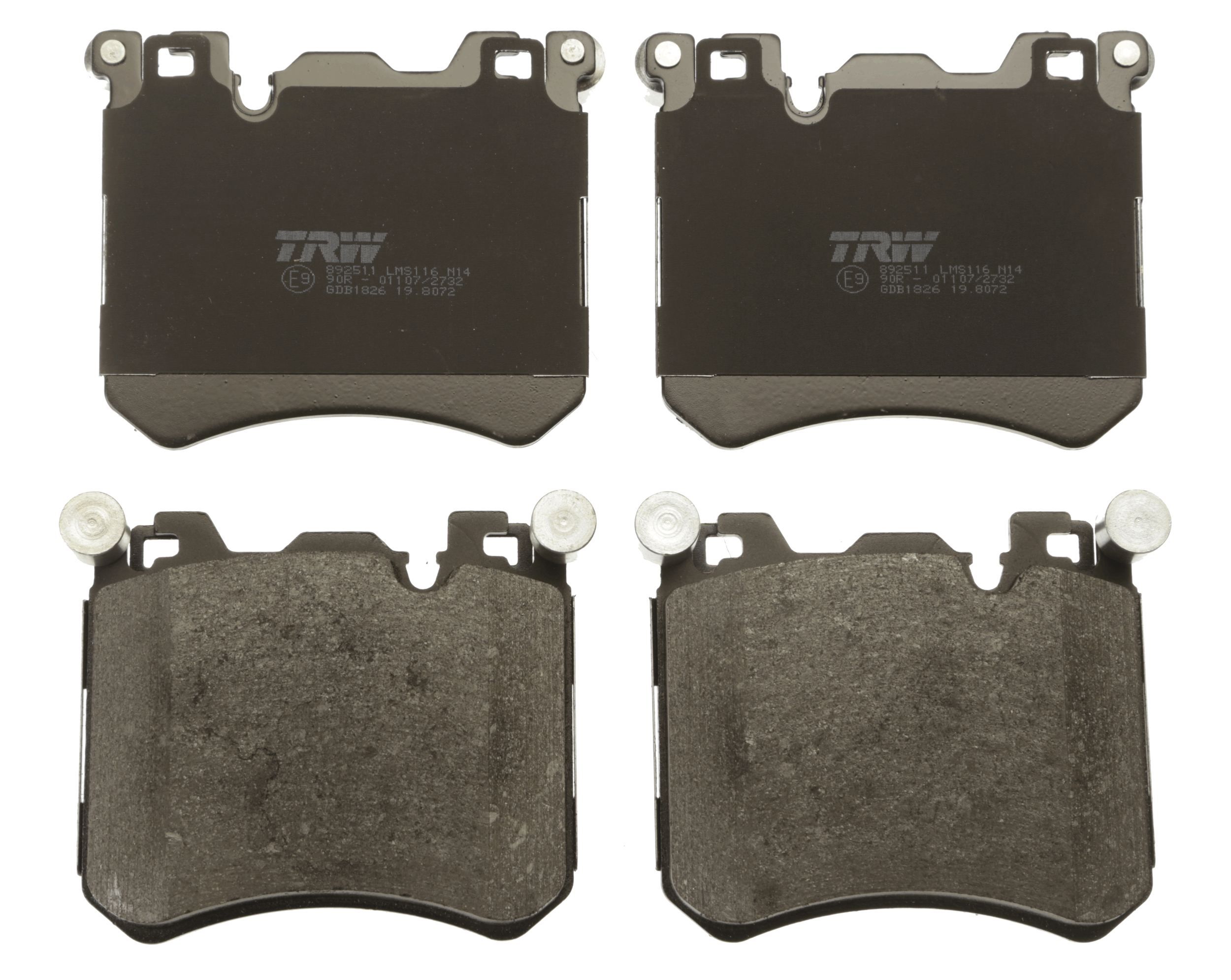 TRW DISC BRAKE PADS - TecDoc 2