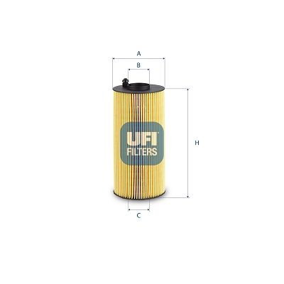 25.240.00 UFI olajszűrő