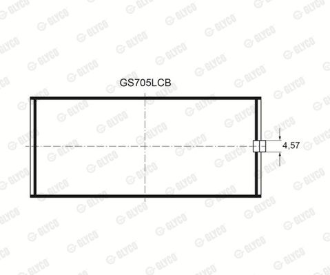 GS705LCB GLYCO csapágy