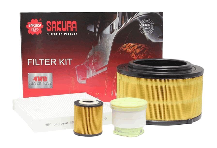 FILTER KIT OIL AIR FUEL CABIN - TecDoc Only