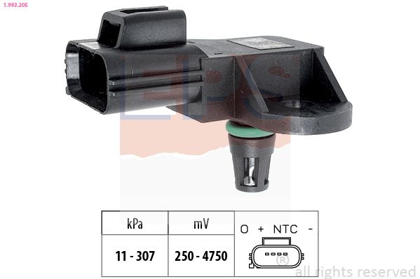 Air Pressure Sensor, altitude adaption 1.993.205