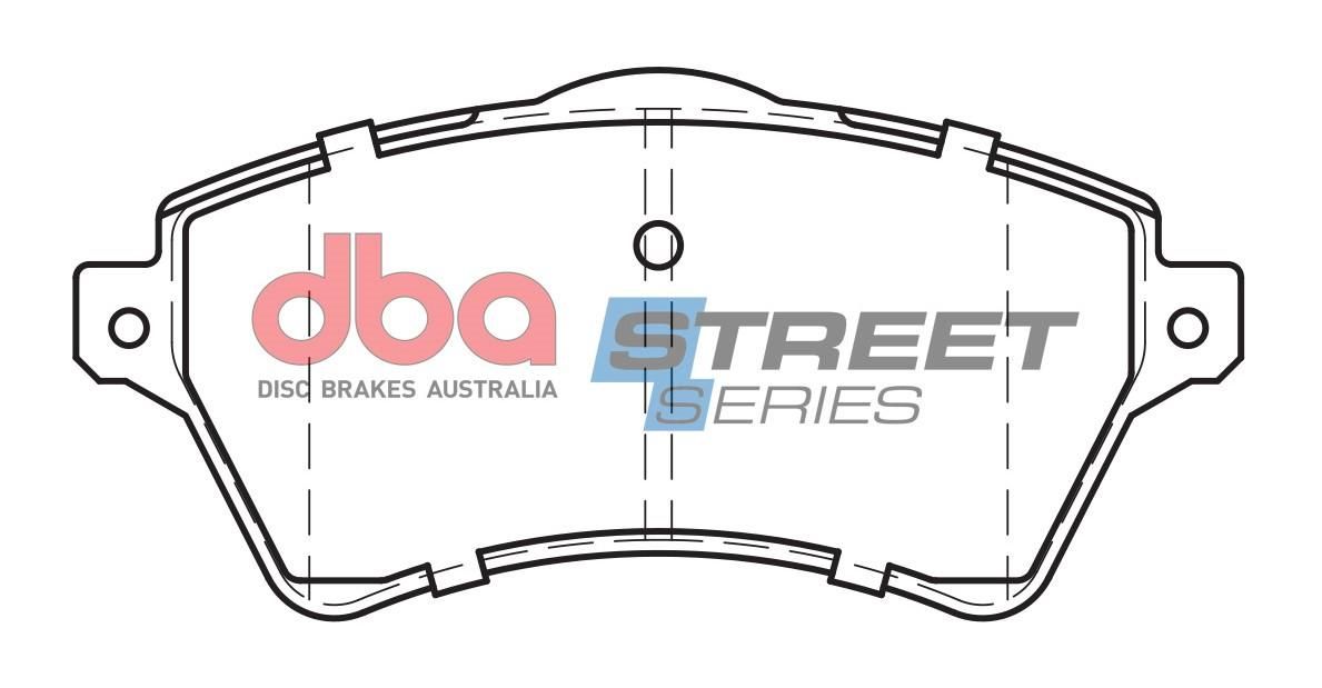DBA SS STREET SERIES BRAKE PADS [ Landrover Freelander SE 2.5L 2002-2007 F ] - TecDoc Only