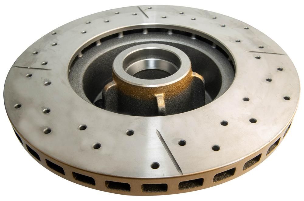 Street Gold Cross-drilled/slotted [ Holden 86-92 VL-VP 290mm F ] HUB TYPE - TecDoc 2