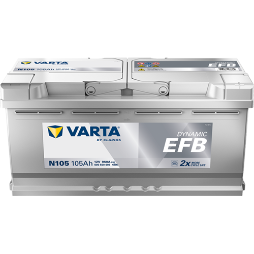 VARTA 605500095K262 - Starterbatterie DYNAMIC EFB