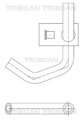 TRISCAN 8516 11024 Hydraulic Hose, steering