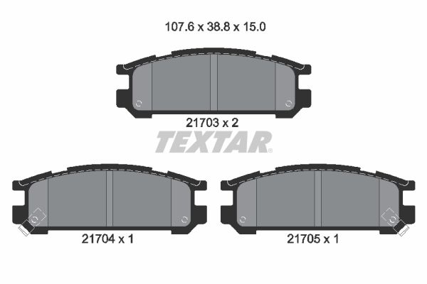 Brake Pad Set, disc brake 2170301