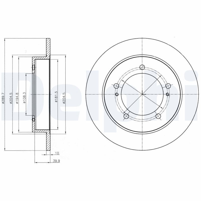 Brake Disc BG4289