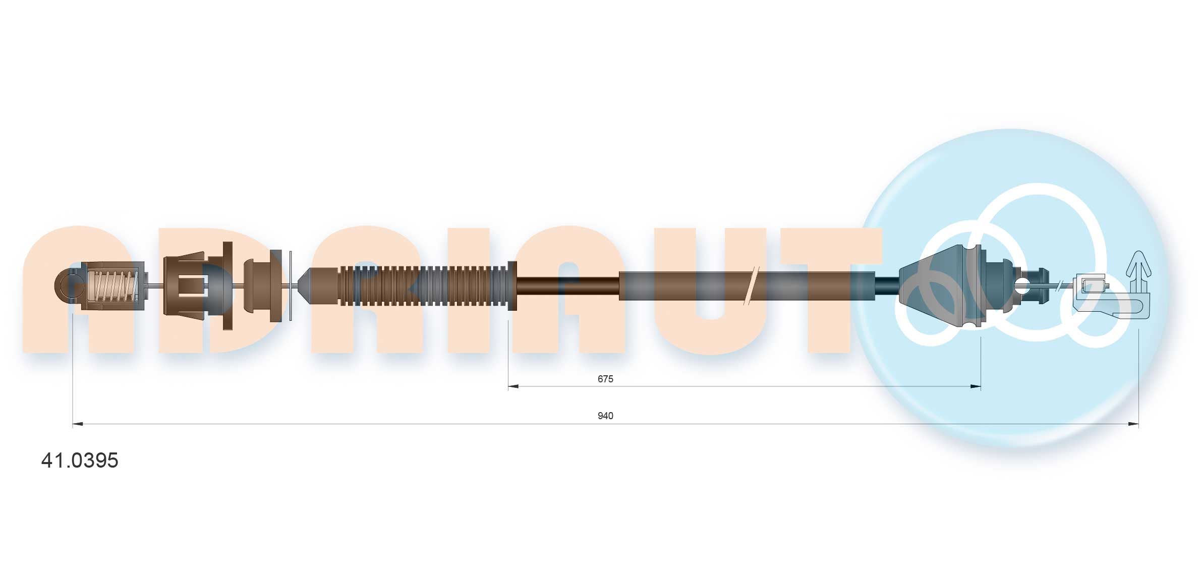 Accelerator Cable 41.0395