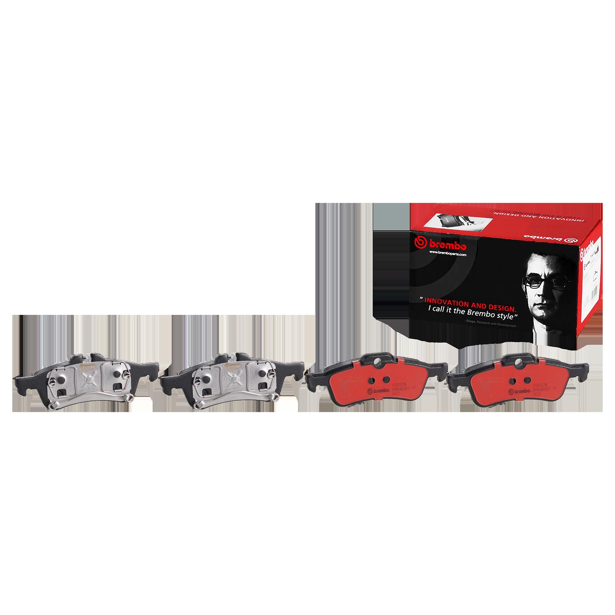 BREMBO DISC PAD -  MINI ONE R50 00-06 (RR) - TecDoc 1