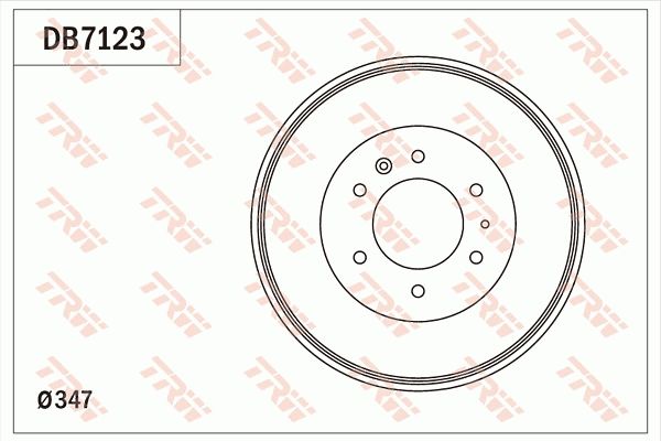 TRW BRAKE DRUM - TecDoc Only