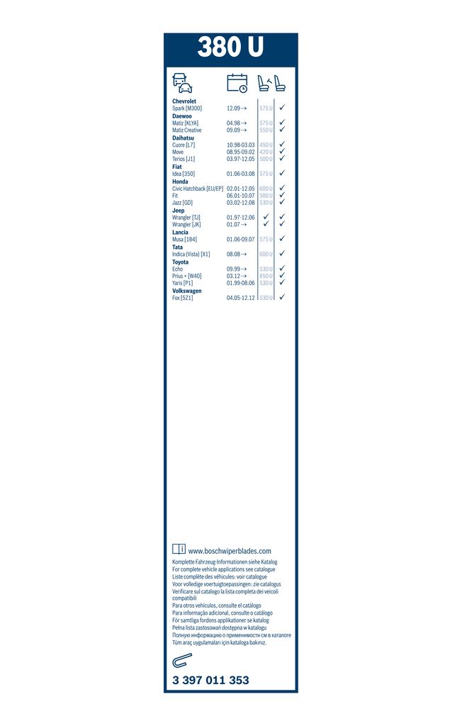 Wischblatt Wischblatt