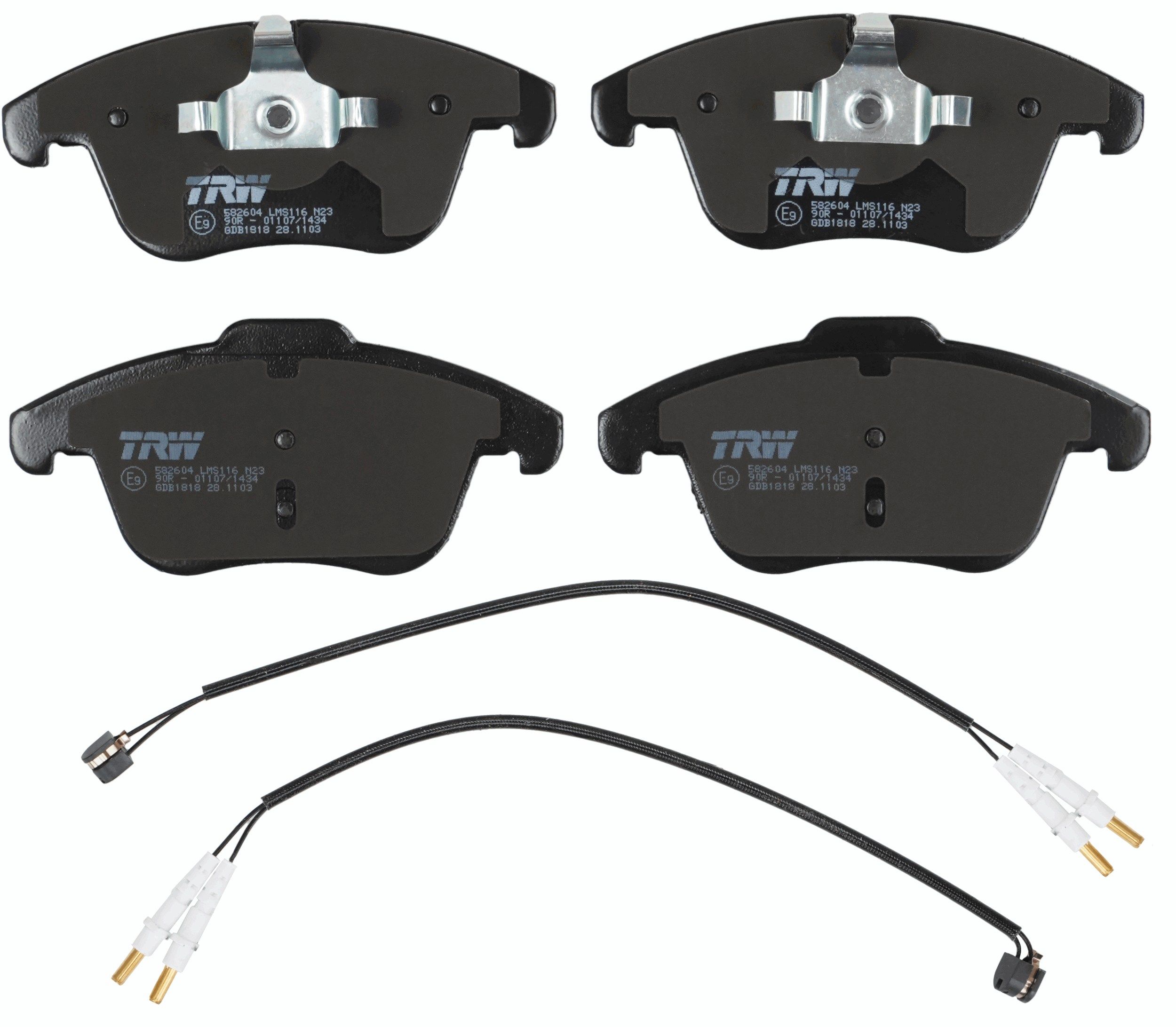 TRW DISC BRAKE PADS - TecDoc 2