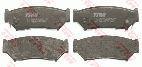 TRW DISC BRAKE PADS - TecDoc 2