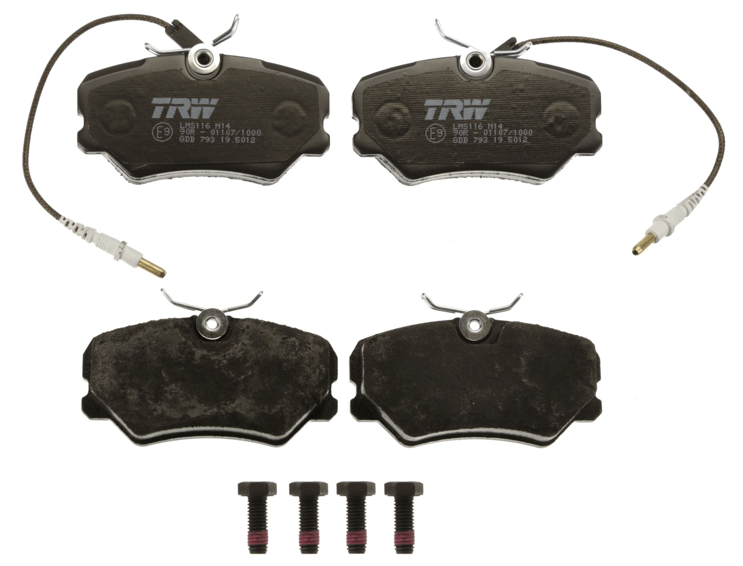 TRW DISC BRAKE PADS - TecDoc 2