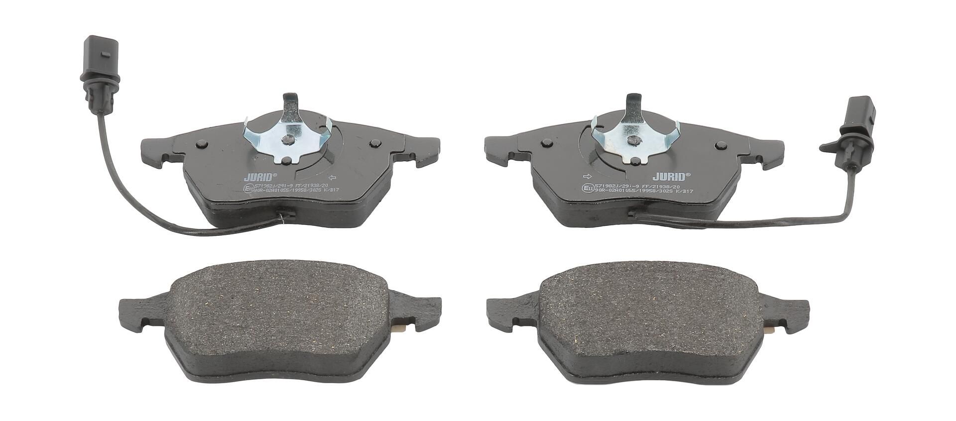 Bremsbelagsatz, Scheibenbremse