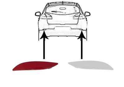 VAN WEZEL 4377939 - R&uuml;ckstrahler