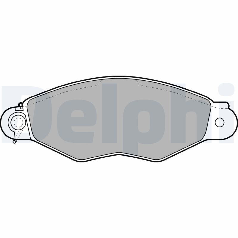 Brake Pad Set, disc brake LP1610