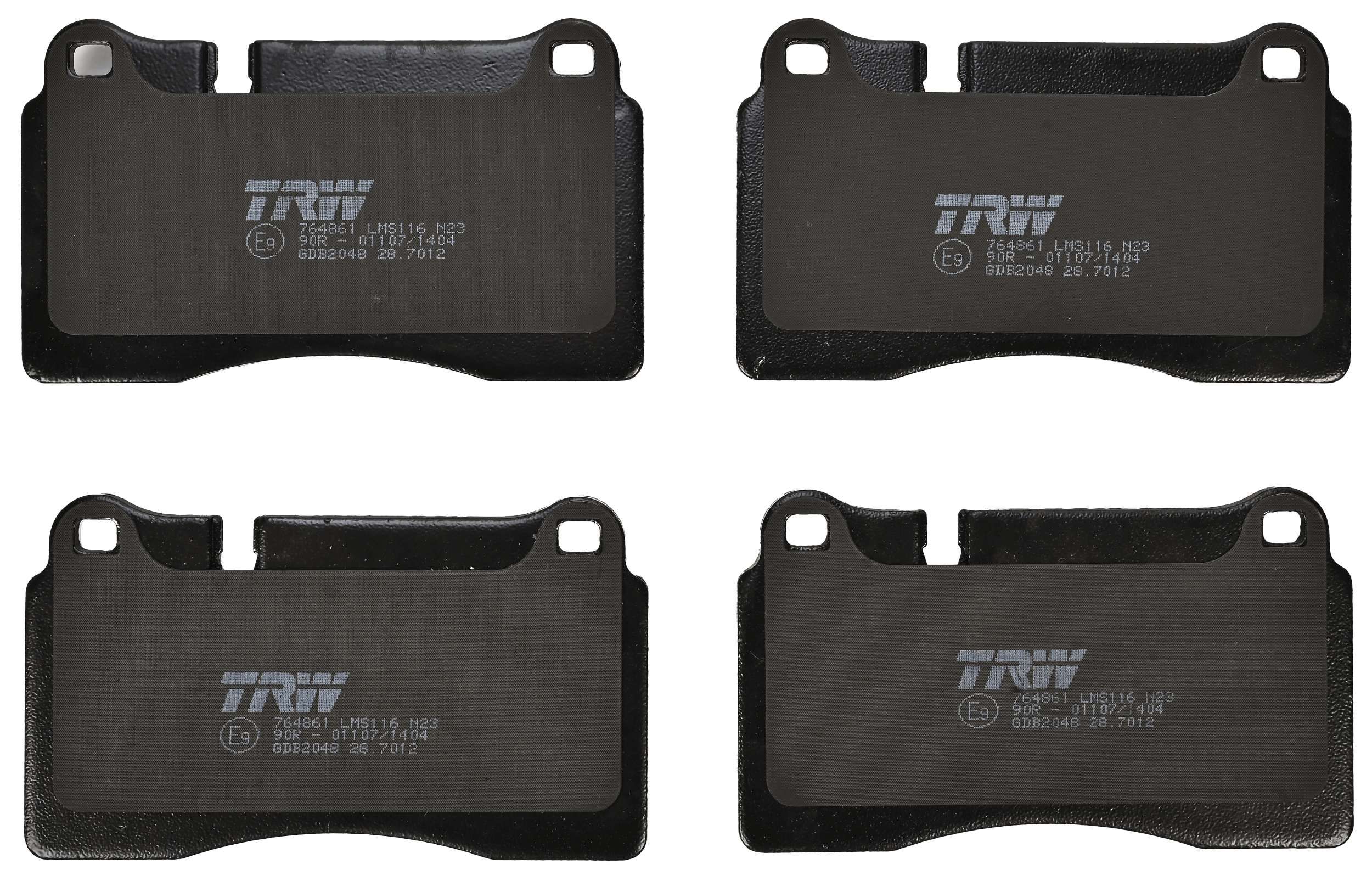 TRW DISC BRAKE PADS - TecDoc 2