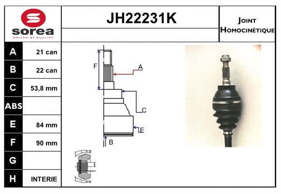 KIT CV JOINT AVEC KR006 - LN,LNA