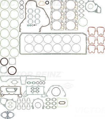 Juego completo de empaques, motor
