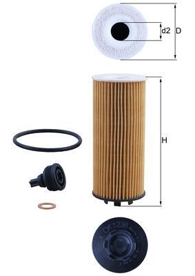 Oil Filter OX 1238D