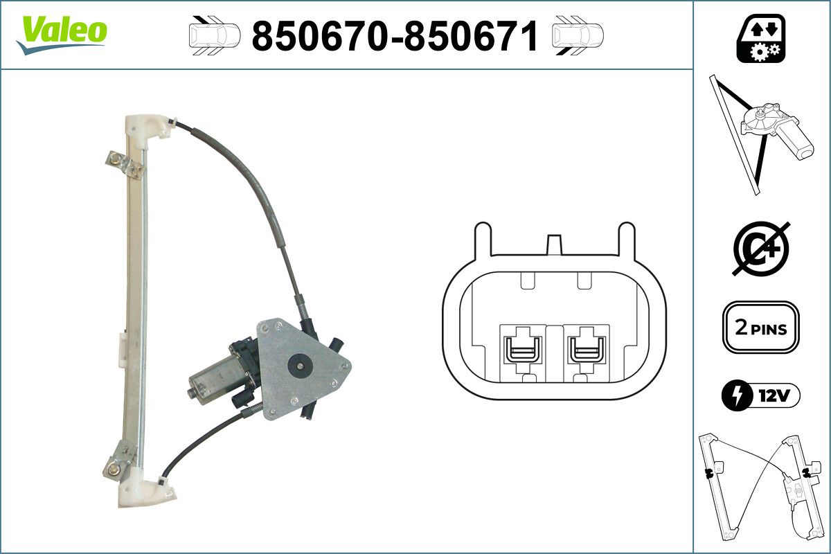 VALEO 850670 - Fensterheber